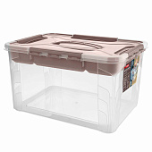 Ящик универсальный 20,0л Grand Box ,вставка-органайзер коричневы 435287114 Ящик универсальный 20,0л Grand Box ,вставка-органайзер коричневы 435287114