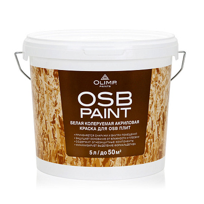  Краска акриловая для OSB-плит 5л/Олипм 