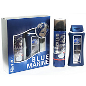 Подарочный набор Blue Marine мужской (Гель для душа 250 мл + Пена для бритья 200 мл) Подарочный набор Blue Marine мужской (Гель для душа 250 мл + Пена для бритья 200 мл)