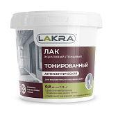  Лак в/д тонированный Лакра Дуб 0,9кг 