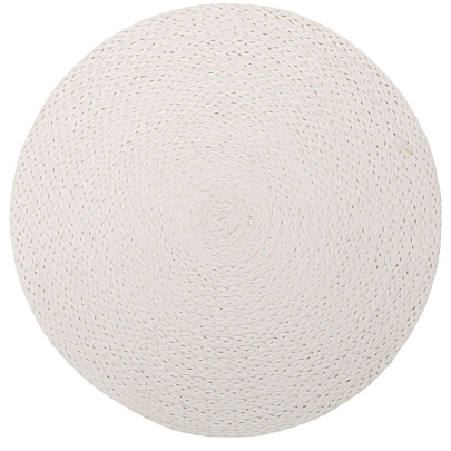 Сервировочная салфетка WHITEWEAVE плетеная, белая 38см DMP03 Сервировочная салфетка WHITEWEAVE плетеная, белая 38см DMP03