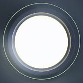 Светильник точечный встраиваемый LED ARTUM 6Вт 4200К круг стекло белый (d110х35/монтажн d70) /EKS Светильник точечный встраиваемый LED ARTUM 6Вт 4200К круг стекло белый (d110х35/монтажн d70) /EKS