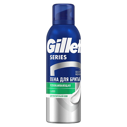 Пена для бритья GILLETTE SERIES Успокаивающая 200мл Пена для бритья GILLETTE SERIES Успокаивающая 200мл