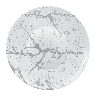 Тарелка обеденная Marbella silver d25,5см 250L, 914 Тарелка обеденная Marbella silver d25,5см 250L, 914