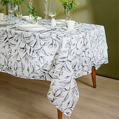 Скатерть (рогожка) 146х110 Доляна Plant leaves Скатерть (рогожка) 146х110 Доляна Plant leaves