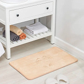 Коврик для ванной с эффектом памяти 50х80см Memory foam бежевый 7136275 Savanna Коврик для ванной с эффектом памяти 50х80см Memory foam бежевый 7136275 Savanna