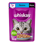 Whiskas для кошек желе с лососем 75г Whiskas для кошек желе с лососем 75г