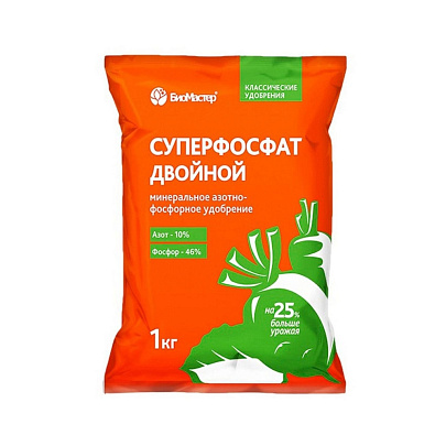 Суперфосфат двойной 1кг, Биомастер Суперфосфат двойной 1кг, Биомастер