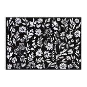Салфетка (жаккард) 30х45 Этель Flowers black 6705301 Салфетка (жаккард) 30х45 Этель Flowers black 6705301