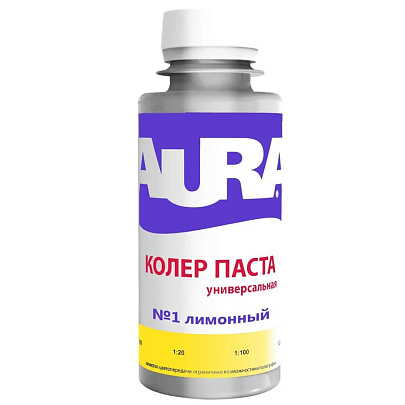  Паста универсальная Aura лимонный №1 0,1л 