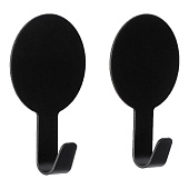 Крючки самоклеящиеся металл черные 2шт Black Loft Snap 9936813 Savanna Крючки самоклеящиеся металл черные 2шт Black Loft Snap 9936813 Savanna