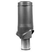  Выход вентиляционный KROVENT VT Pipe 125 изолированный RAL  7024 графитовый серый 
