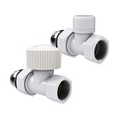 Набор термостатический прямой Royal Thermo Design 1/2"М30х1,5 белый Набор термостатический прямой Royal Thermo Design 1/2"М30х1,5 белый