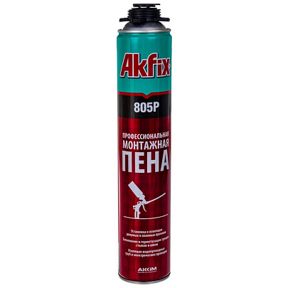  Пена профессиональная противопожарная Akfix 820P 850 гр/TURKEY 