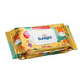 Влажные салфетки SUNLIGHT Standard Жираф (с клапаном) 120шт. Влажные салфетки SUNLIGHT Standard Жираф (с клапаном) 120шт.