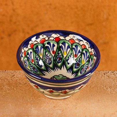  Пиала Риштанская Керамика, средняя, 9,5см, МИКС   6970418 