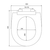  Сиденье для унитаза полипропилен Soft Close 005 005PPS3i31 Iddis 