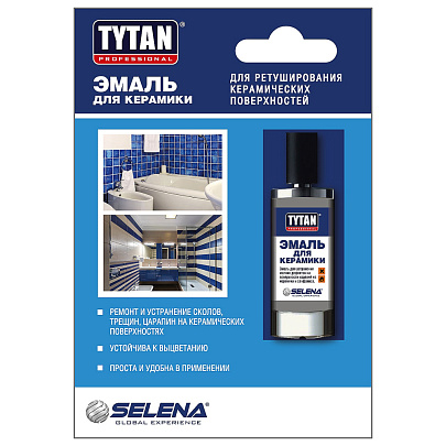  TYTAN Professional эмаль для керамики белый 8 мл 