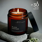 Свеча ароматическая "BLACK LEATHER" 90 гр. Свеча ароматическая "BLACK LEATHER" 90 гр.