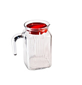 Кувшин с крышкой Pasabahce Frigo 0,6л 80122RSL Кувшин с крышкой Pasabahce Frigo 0,6л 80122RSL