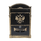  Ящик почтовый  №4011В "Герб" (старая бронза) Аллюр 