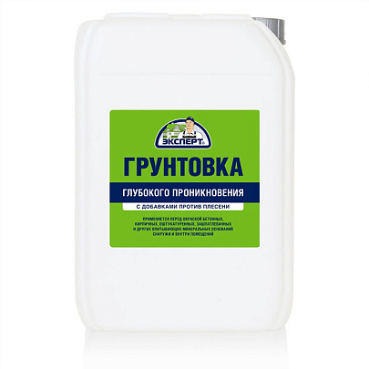 Грунтовка глубокого проникновения Эксперт 3кг Грунтовка глубокого проникновения Эксперт 3кг
