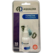 Анаэробный клей-герметик AQUALINK разборный 10г синий (блистер) Анаэробный клей-герметик AQUALINK разборный 10г синий (блистер)