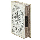  Шкатулка-книга с кодовым замком, L19 W5,5 H25 см 