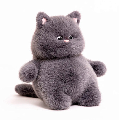Мягкая игрушка, Котик серый, 25 см Мягкая игрушка, Котик серый, 25 см