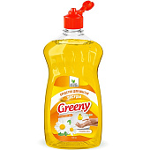 Средство для мытья посуды Greeny Light Ромашка 500 мл. Clean&Green CG8154 Средство для мытья посуды Greeny Light Ромашка 500 мл. Clean&Green CG8154