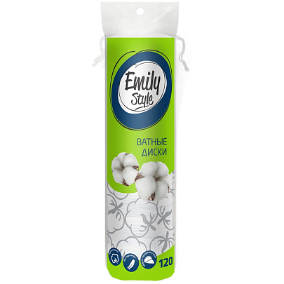 Ватные диски Emily Style 120шт Ватные диски Emily Style 120шт