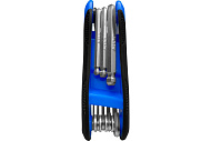  Набор ключей имбусовых складных шестигранных Vertextools 1,5-8мм, CrV, 8шт 