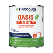  Краска моющаяся Finncolor OASIS HALL & OFFICE 4 База A 0,9л. 