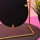  Зеркало настольное GIRLY "Golden moon", yellow 