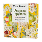 Подарочный набор Compliment Энергия фруктов №1141 жен. (мыло 320 + крем для рук 100) Подарочный набор Compliment Энергия фруктов №1141 жен. (мыло 320 + крем для рук 100)