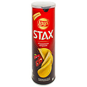 Чипсы Lay's Стакс Паприка 140гр Чипсы Lay's Стакс Паприка 140гр