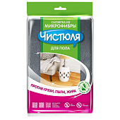 Тряпка для пола Чистюля Салфетка микроф д/пола 1м Тряпка для пола Чистюля Салфетка микроф д/пола 1м
