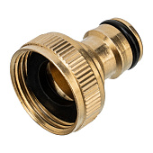 Адаптер латунный, 3/4", внутр/ резьба/ PALISAD 65825 Адаптер латунный, 3/4", внутр/ резьба/ PALISAD 65825