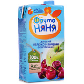 Фрутоняня Яблоко Вишня осветленный Сок 0,2л Фрутоняня Яблоко Вишня осветленный Сок 0,2л