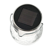 Фонарь садовый 9х6см LED подвесной, солнечная батарея, теплый белый арт.2024-6147 Фонарь садовый 9х6см LED подвесной, солнечная батарея, теплый белый арт.2024-6147