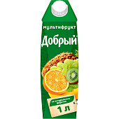 Добрый нектар Мультифрукт 1л ТП Добрый нектар Мультифрукт 1л ТП