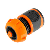 Коннектор для шлангов с аквастопом 1/2" Amigo Grande 79513 Коннектор для шлангов с аквастопом 1/2" Amigo Grande 79513