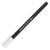  Ручка гелевая черная Brauberg Matt Gel, корпус soft-touch, узел 0,5 мм, линия 0,35 мм, 142944 