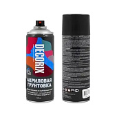  Аэрозольный грунт PROFESSIONAL DECORIX, 650 мл, чёрный 