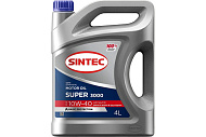Масло моторное SINTEC Супер 10W40 SG/CD п/синт 4л Масло моторное SINTEC Супер 10W40 SG/CD п/синт 4л