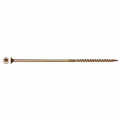 Саморез конструкционный потай Torx 6,0х200, желтый цинк, 2шт Саморез конструкционный потай Torx 6,0х200, желтый цинк, 2шт