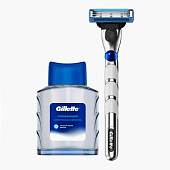 Подарочный набор GILLETTE MACH3 Бритва с 1 сменной кассетой+GILLETTE Лосьон после бритья Arctic Ice 50мл Подарочный набор GILLETTE MACH3 Бритва с 1 сменной кассетой+GILLETTE Лосьон после бритья Arctic Ice 50мл