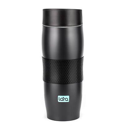 Термокружка 380 мл LARA LR04-24 Black Термокружка 380 мл LARA LR04-24 Black