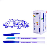  Ручка шариковая MAZARI GALANTA синяя 0,7мм, на масляной основе, (5010002000) M-5900-70 