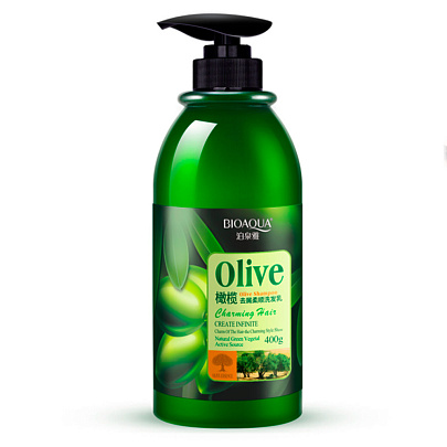 Шампунь для волос Bioaqua Olive увлажняющий 400гр Шампунь для волос Bioaqua Olive увлажняющий 400гр